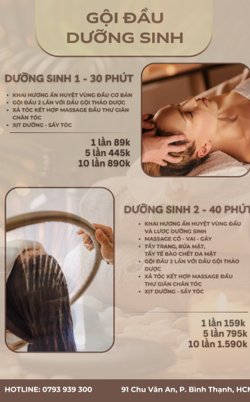 Menu Dưỡng Sinh 3