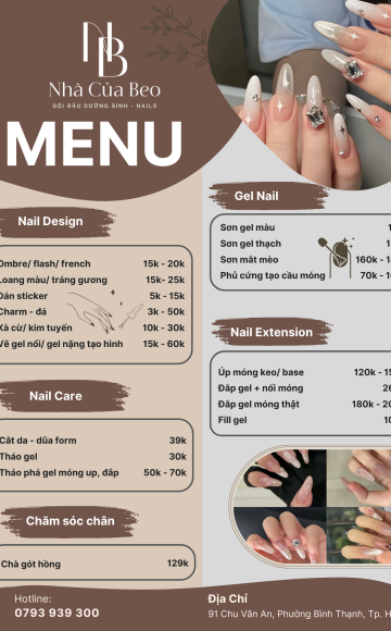 Menu Nail