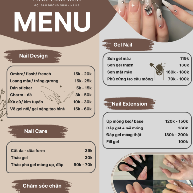 Menu Nail
